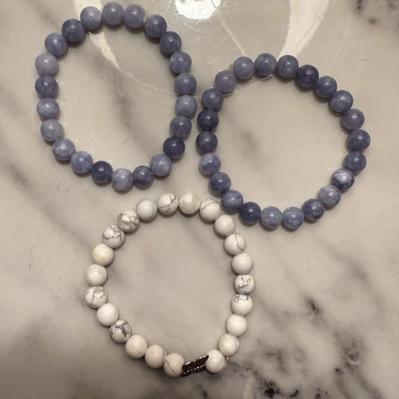 Set of 15 Beaded Bracelets Jewelry Variety of Crystal Beads & Healing Stones - Picture 10 of 13